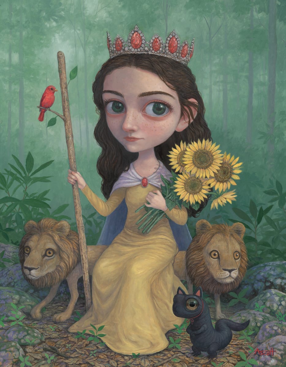 Queen of Wands by Thomas Ascott 