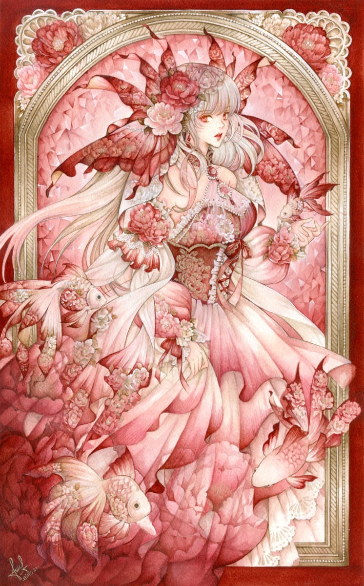 Red Goldfish by Laverinne, Image 1.