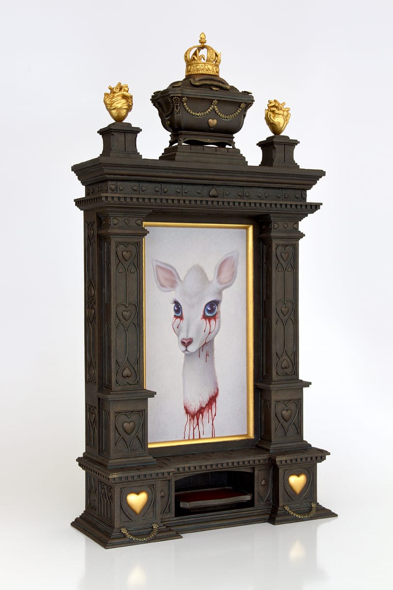 Reliquary of Blood (Framed) - Relic of Blood (Painting) by Garry Buckley 
