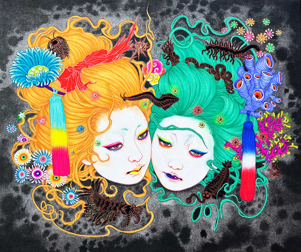 Slumbering Beneath the Sea by Ito Chieko, Image 1.