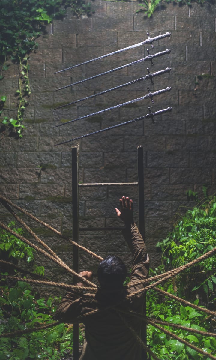 V - Five of Swords - Minor Arcana by Nicolas Bruno 