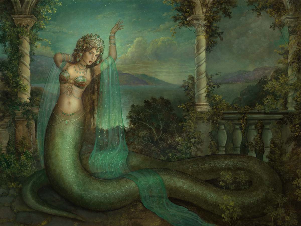 The Emerald Serpent by Annie Stegg Gerard, Image 1.