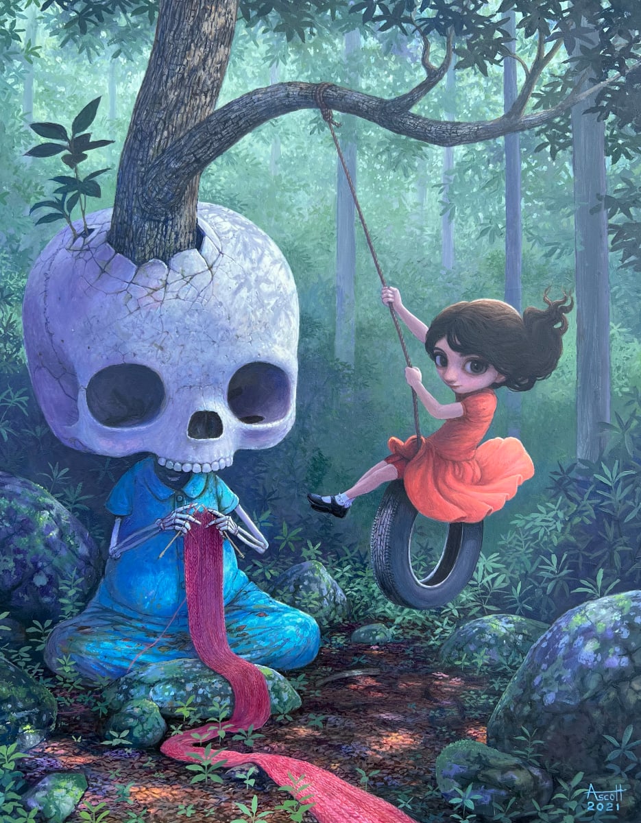 The Tire Swing by Thomas Ascott 