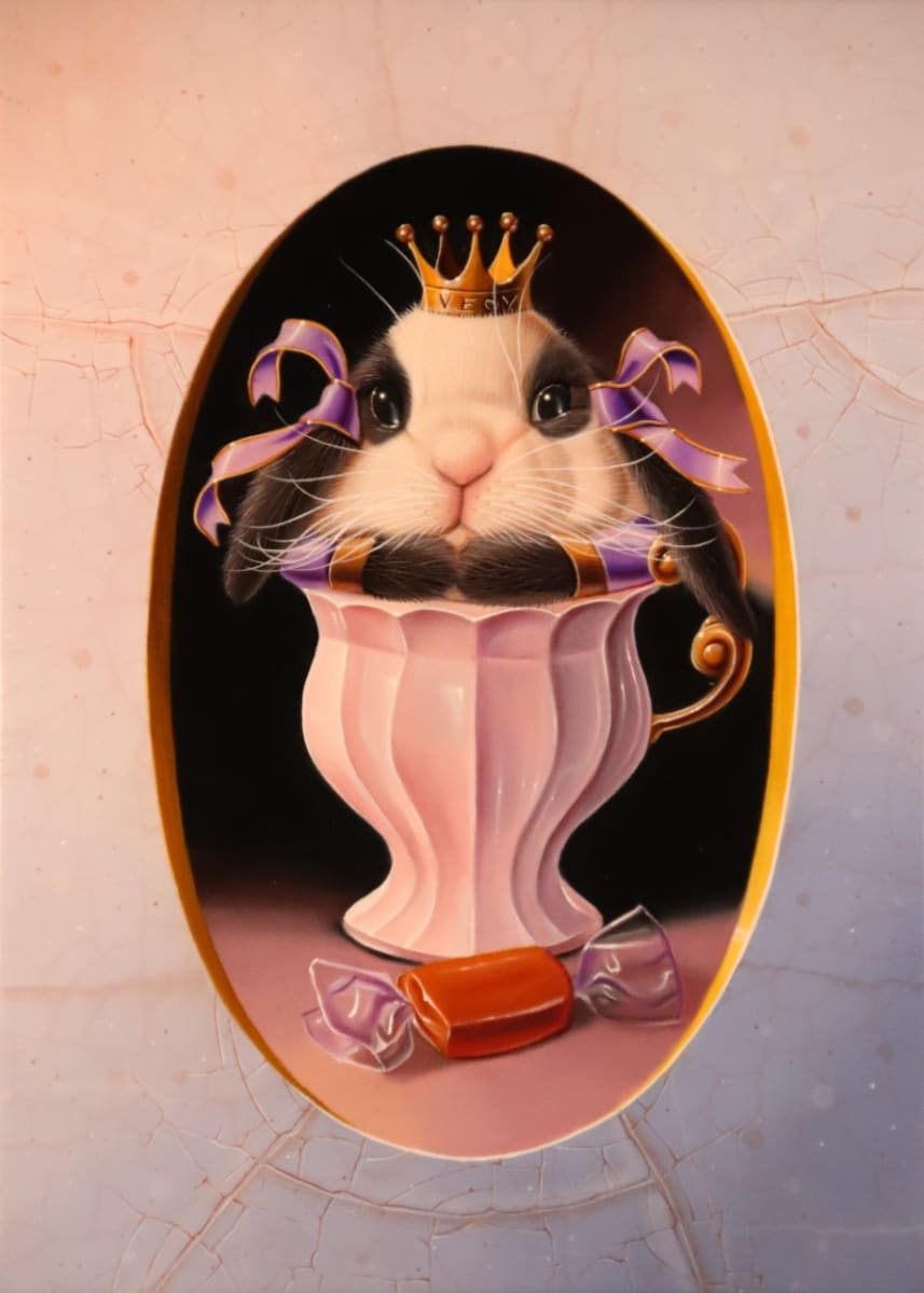 The rabbit and the caramel by Valéry VECU-Quitard 