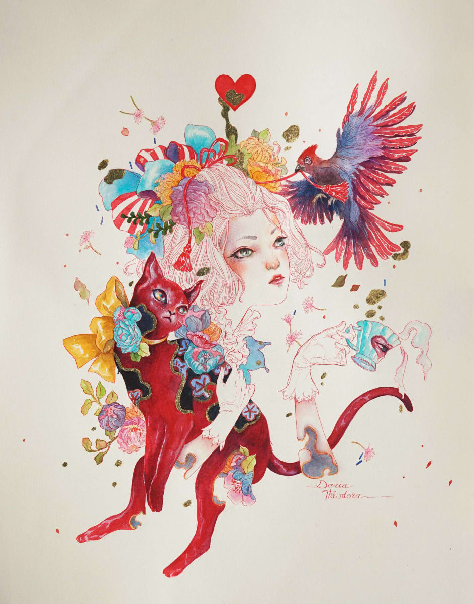 Poker Series - Porcelain Heart by Daria Theodora, Image 2.