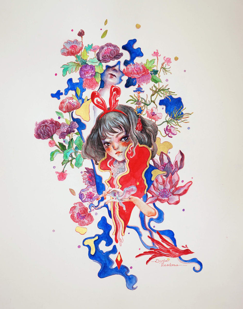 Poker Series - Red Diamond by Daria Theodora, Image 2.