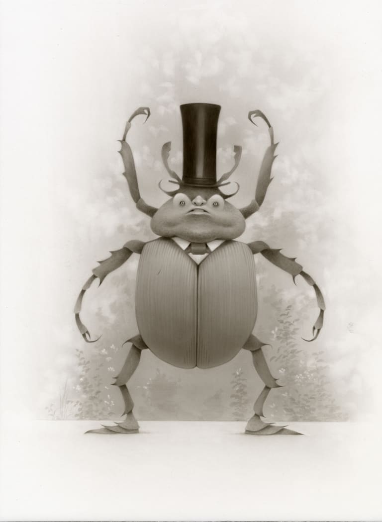 Top Hat Insect Goblin by Travis Louie 
