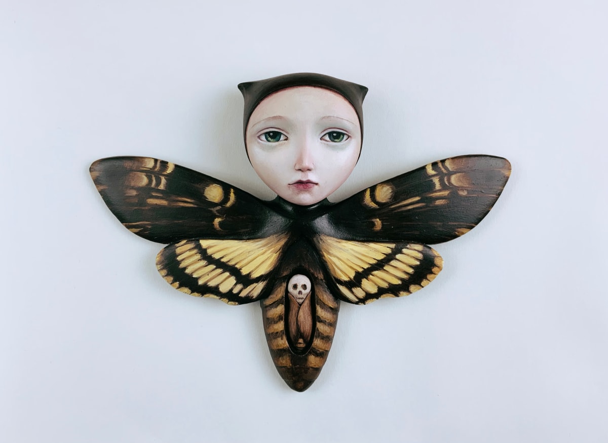 Bardo. Deaths head moth by Zoe Thomas, Image 1.