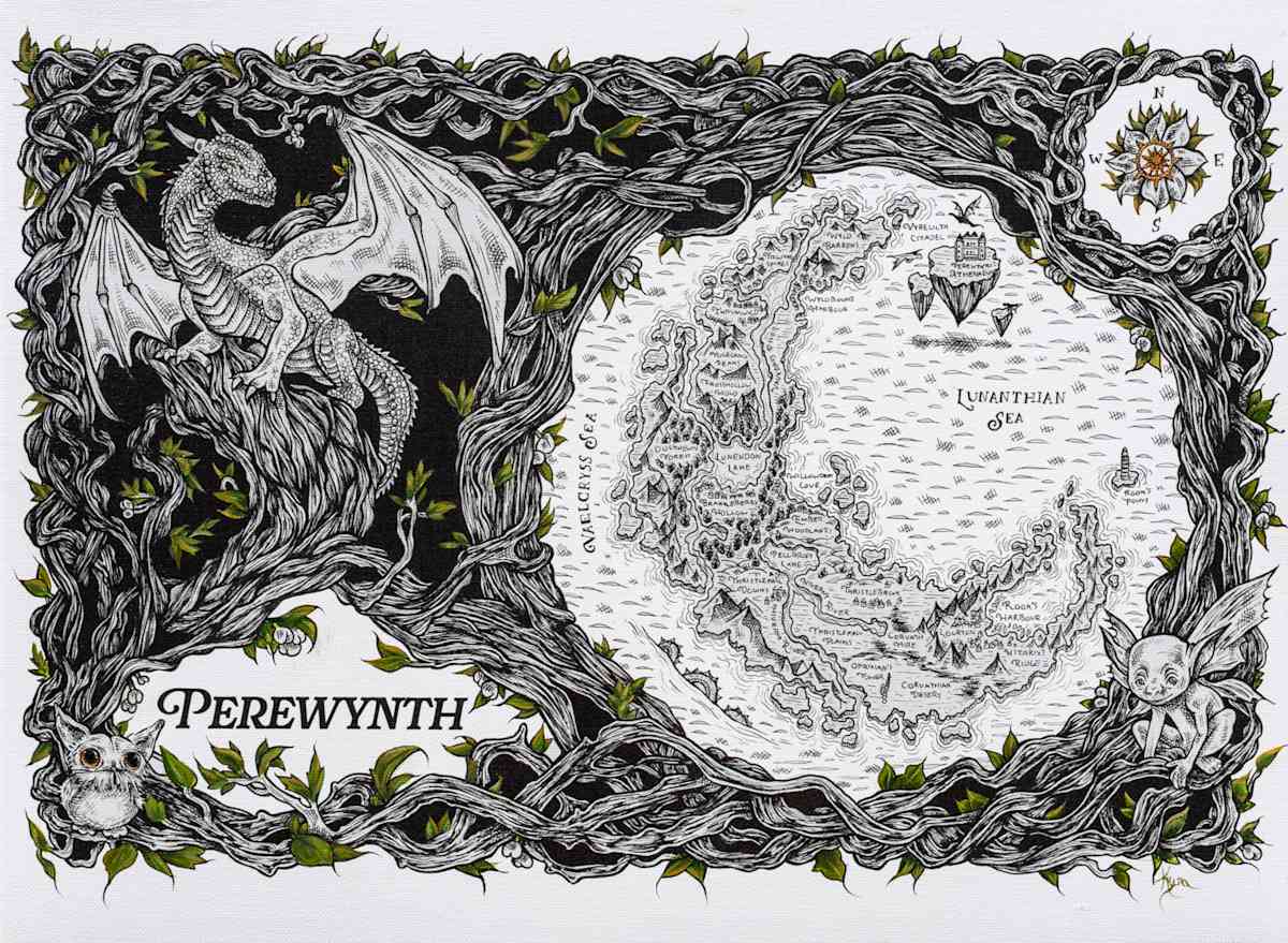 Map of Perewynth by Kyra Wilson, Image 1.