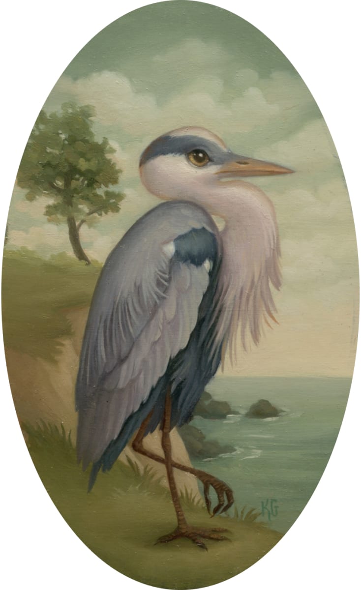 Blue Heron by Katie Gamb 