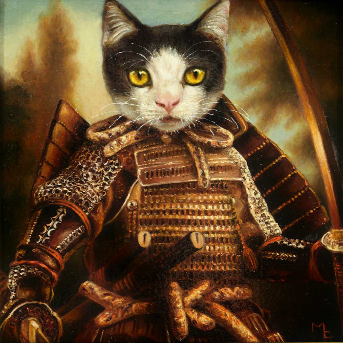 CAT SAMURAI 13 by Marc Le Rest, Image 1.