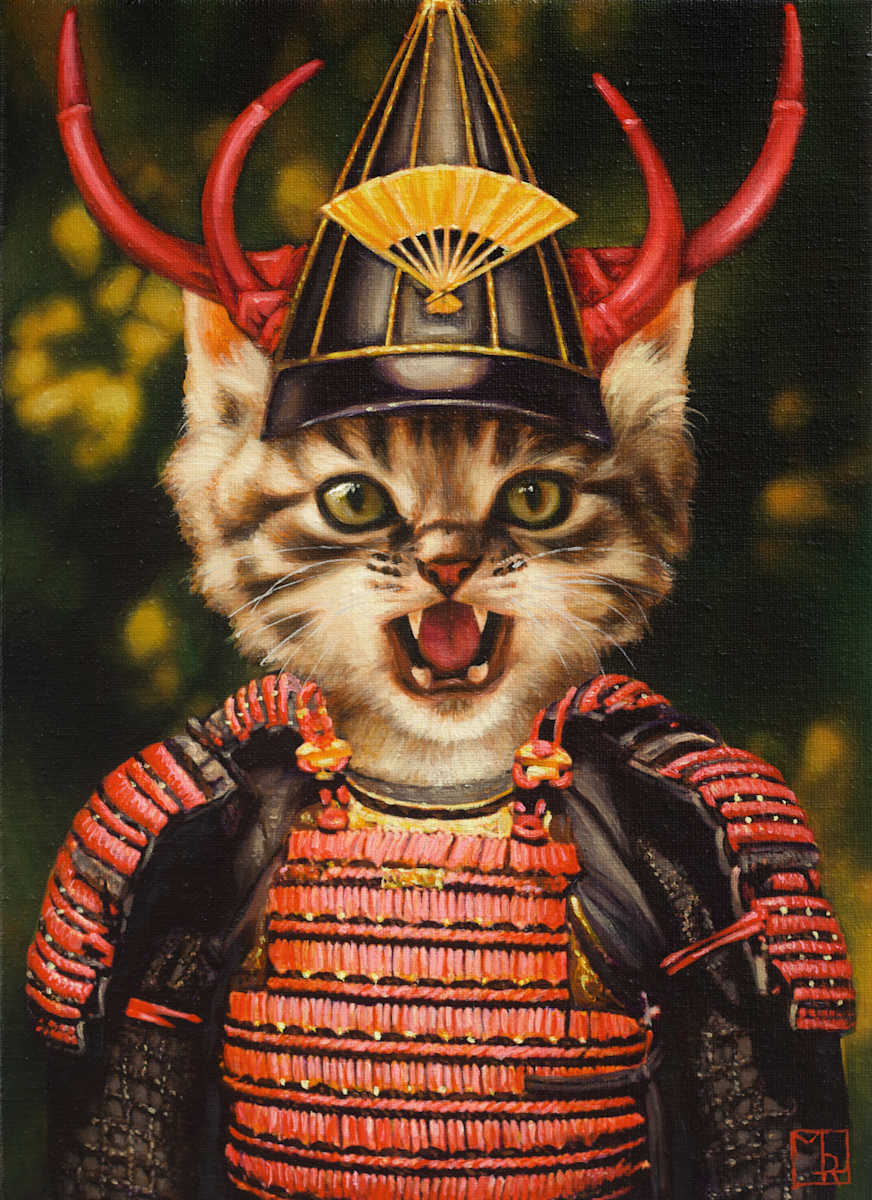 CAT SAMURAI 16 by Marc Le Rest, Image 1.