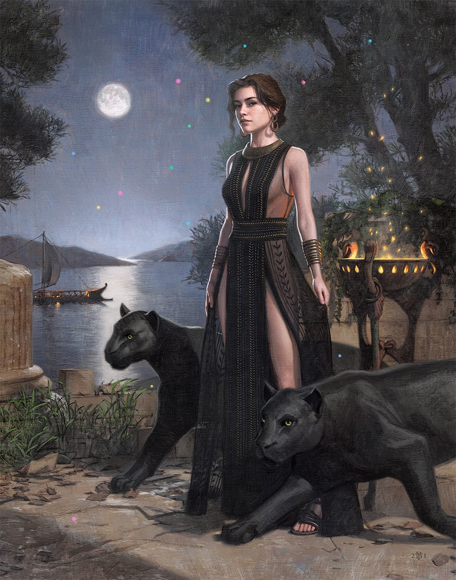 Circe - After Dulac by Tom Bagshaw 