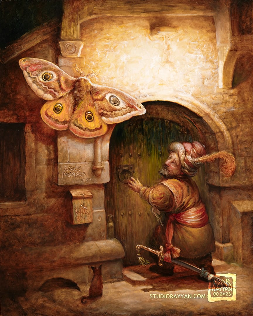 The Evening Visitor by Omar Rayyan, Image 1.