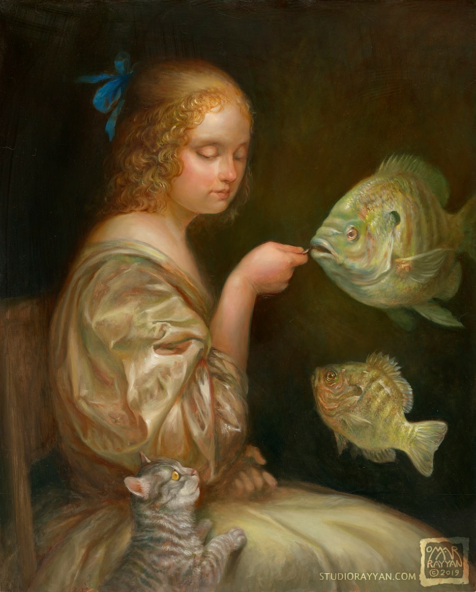 Feeding the Fish by Omar Rayyan, Image 1.