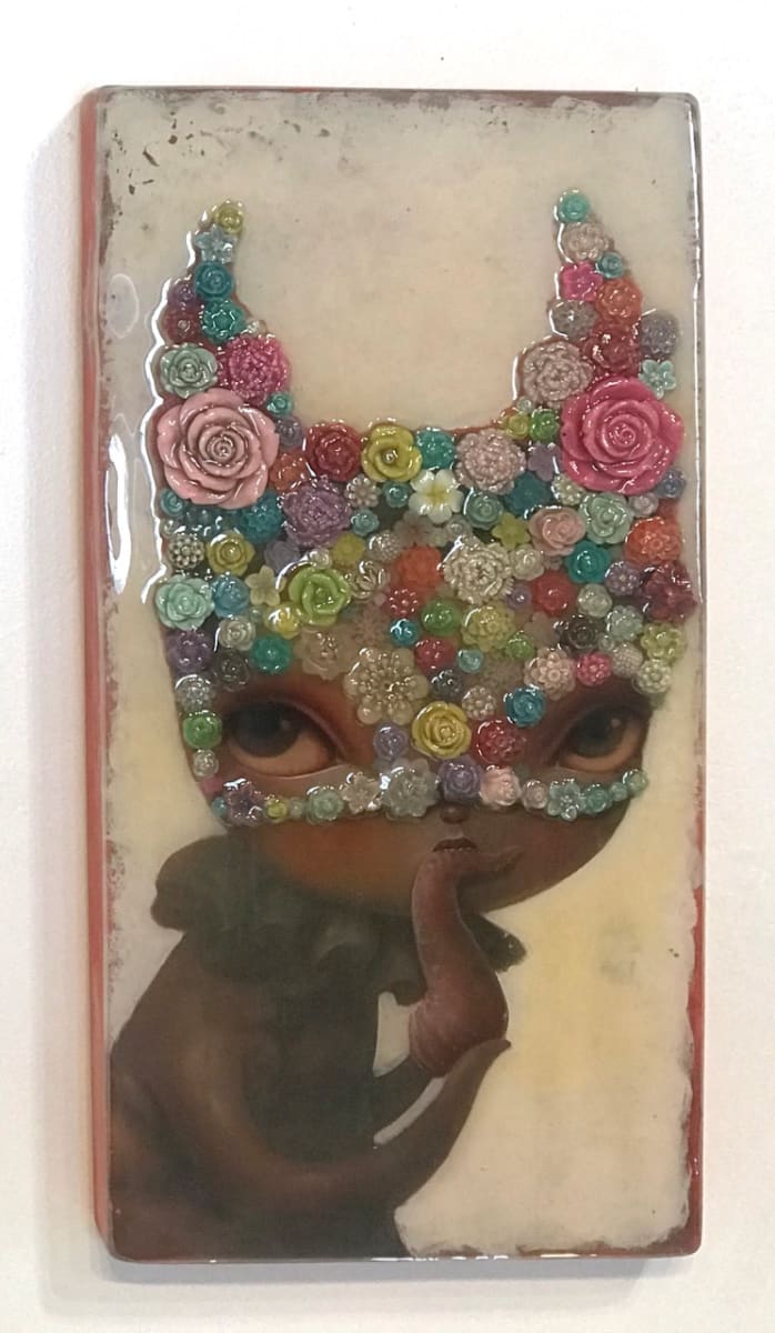 Flora Mask: Consume (2d) by Kathie Olivas, Image 1.