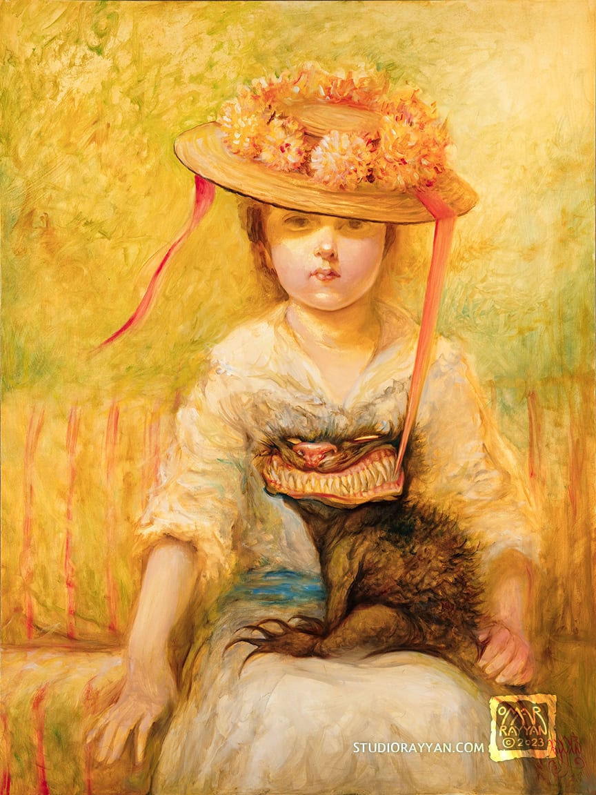 The Flowered Hat by Omar Rayyan, Image 1.