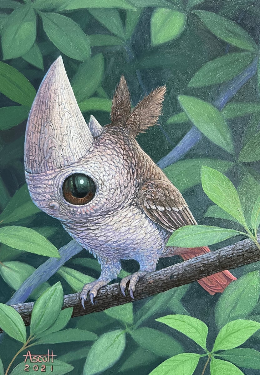 Horned Bunting by Thomas Ascott 