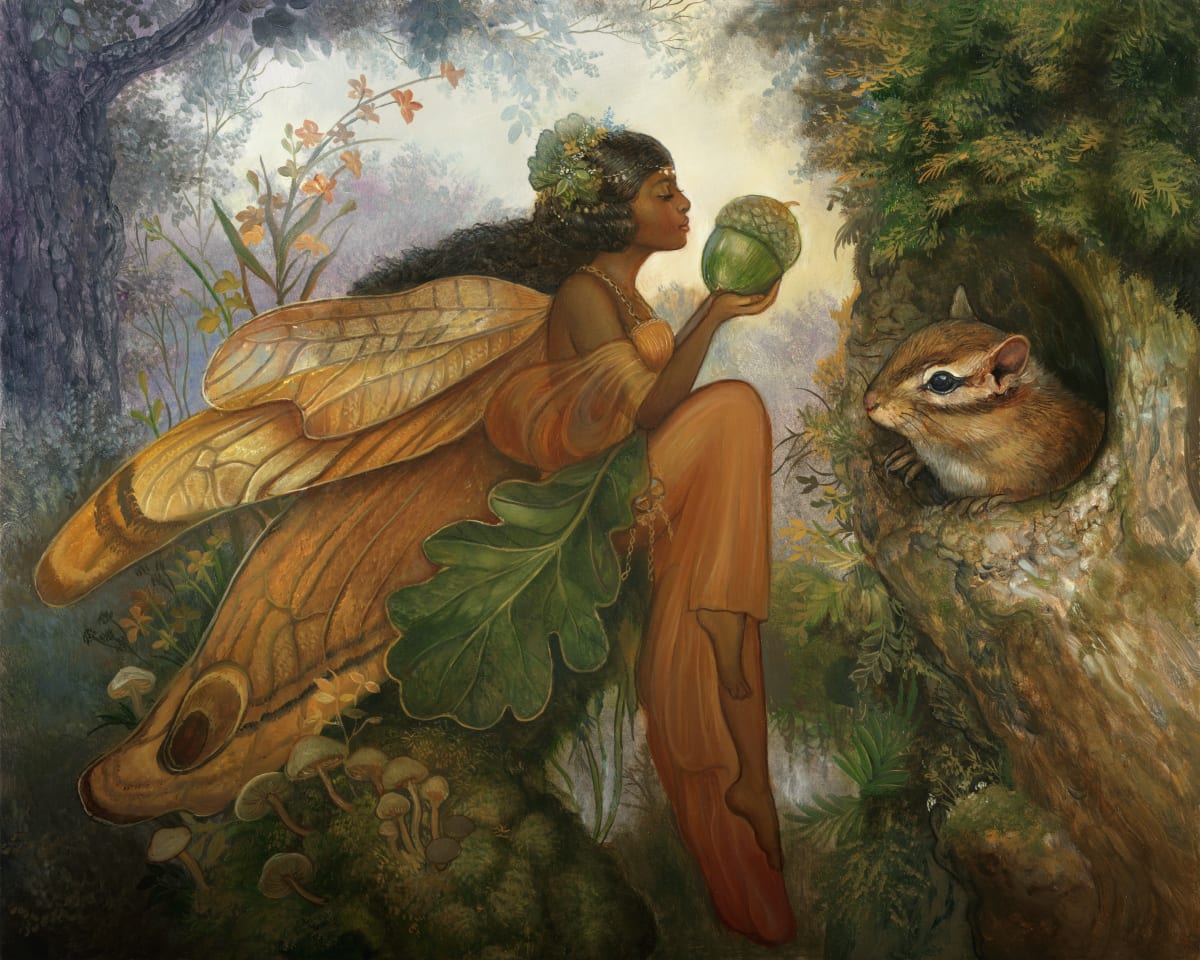 The Oak Tree Fae by Annie Stegg Gerard, Image 1.