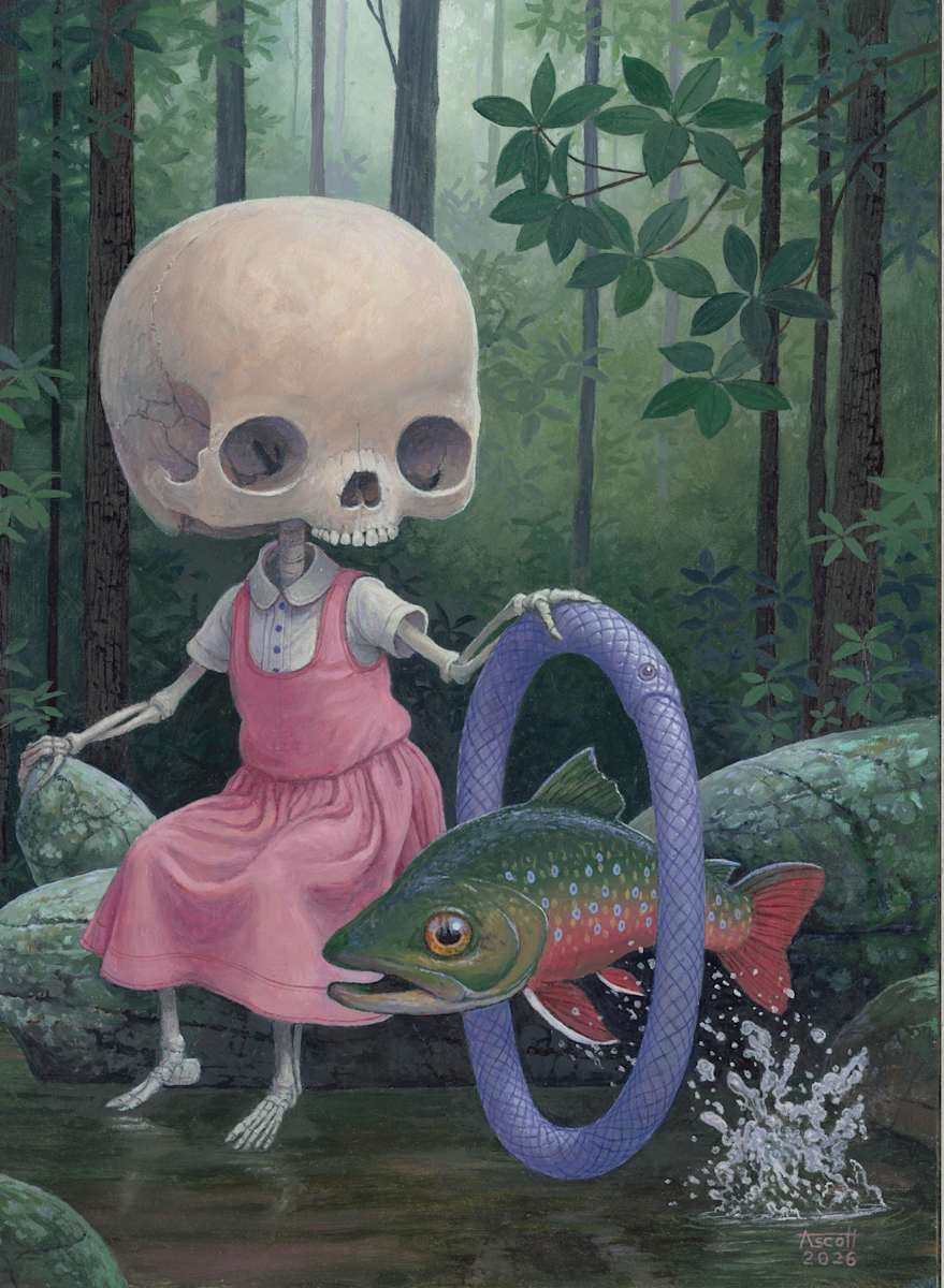 Leaping Upstream by Thomas Ascott, Image 1.