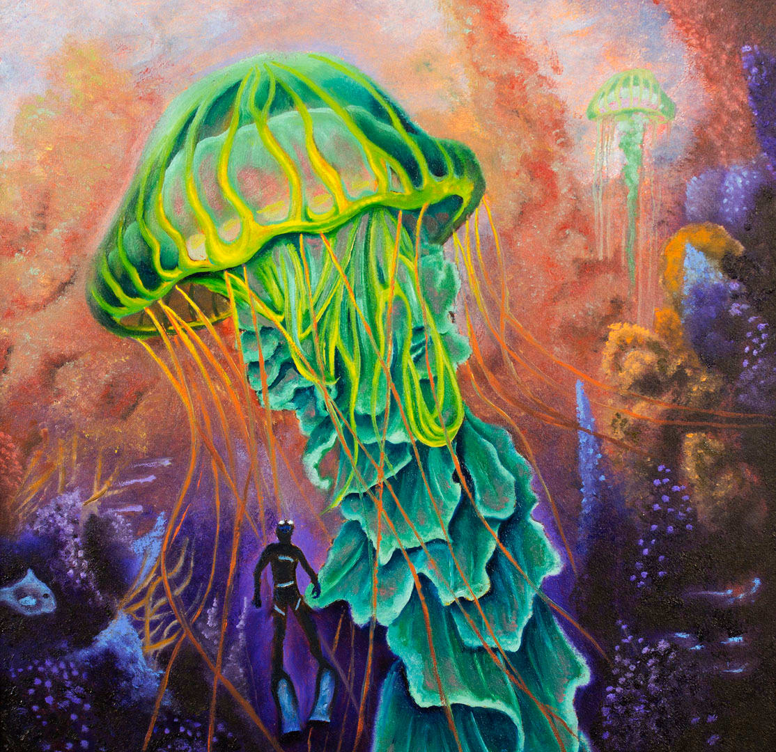 Lost in the sea of the Giant Jellies II by Joseph Weinreb 