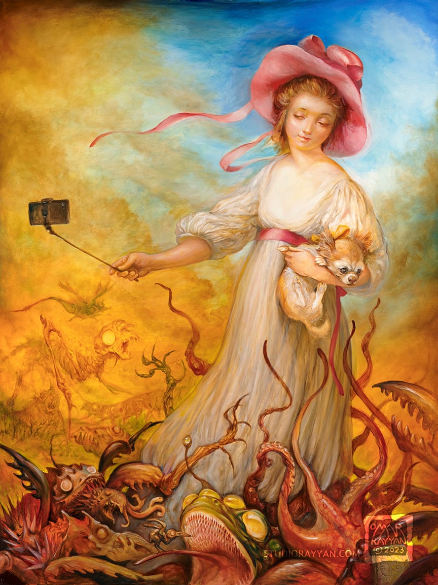 My Lovely Red Hat by Omar Rayyan 