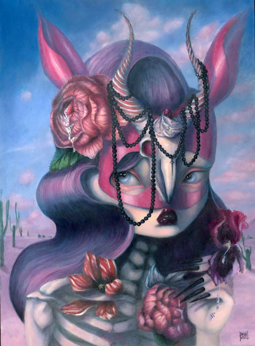 Naked with Summer in her Mouth by Domina (Kate Domina), Image 1.