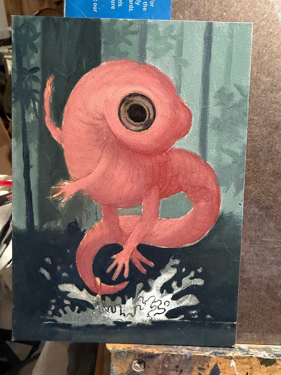 Puddle Stomping (Image is a work in progress) by Thomas Ascott, Image 1.