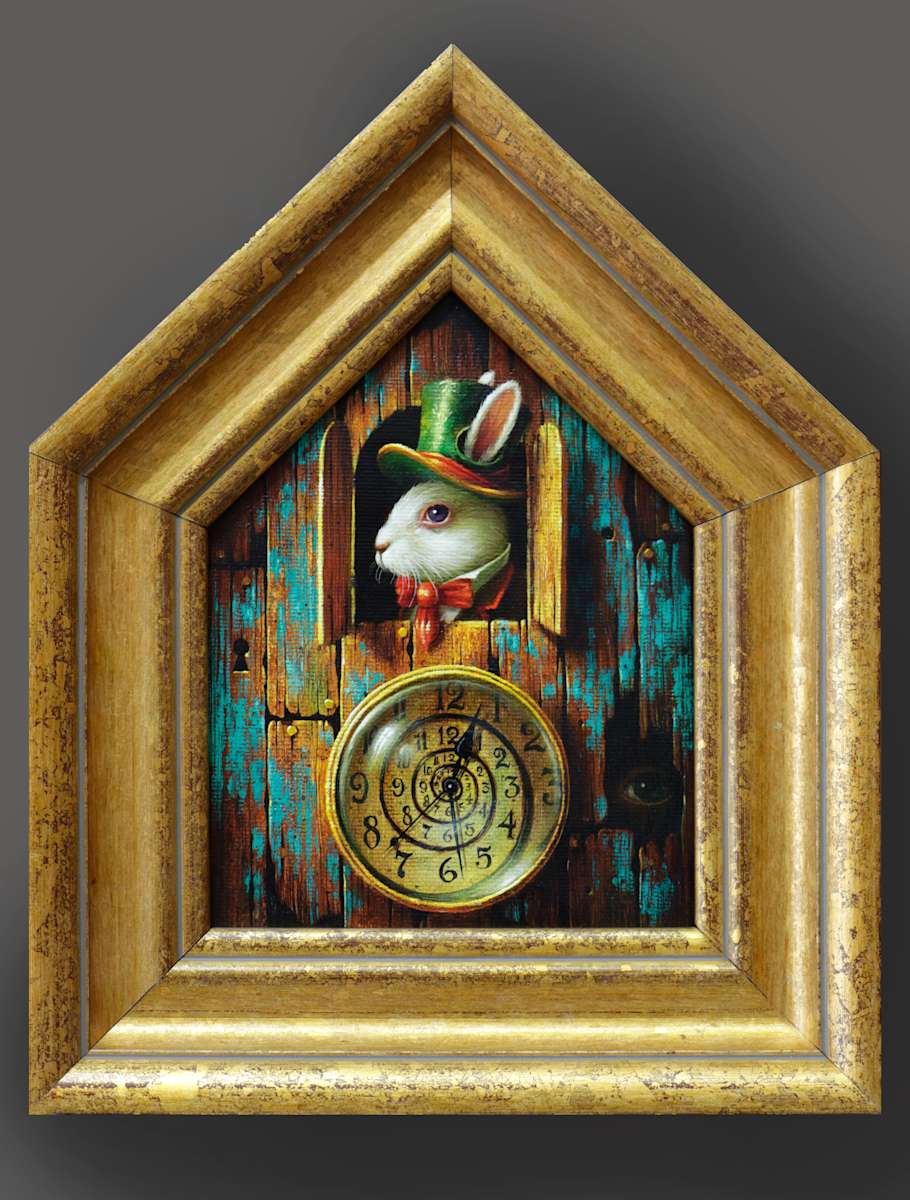 The rabbit of time by Ronald Compánoca 