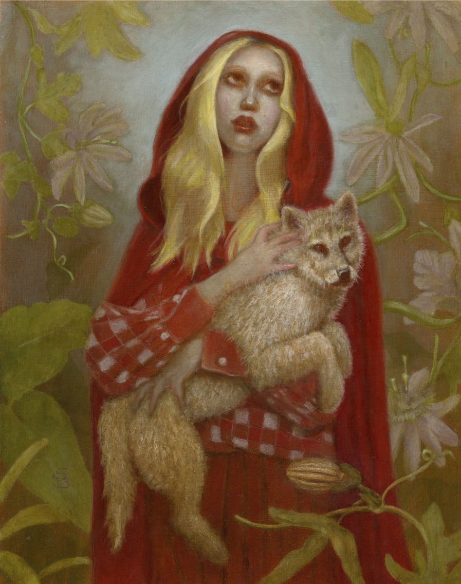 Red Riding Hood Girl by Deirdre  Sullivan-Beeman 