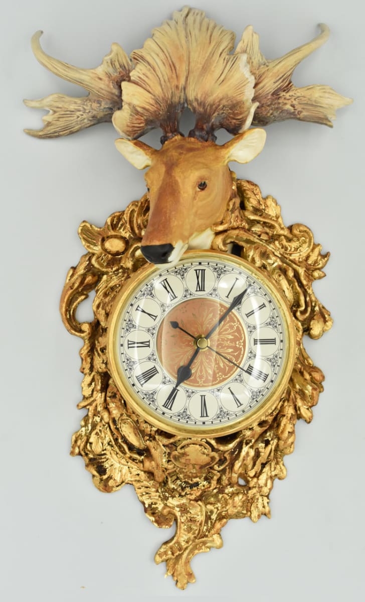 Sinomegaceros Wall Clock by Ariel Bowman 