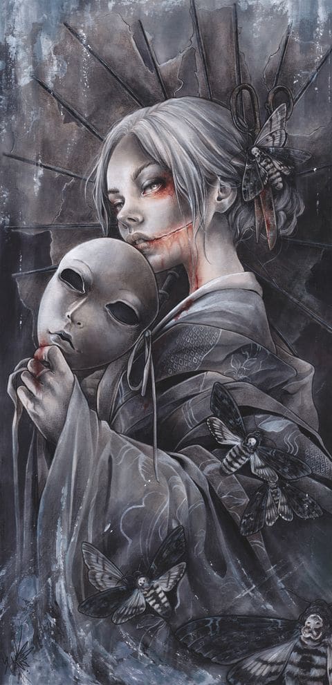 Kuchisake-onna by Yuriko Shirou, Image 3.