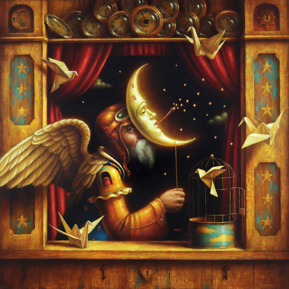 The Old Aviator by Ronald Compánoca 