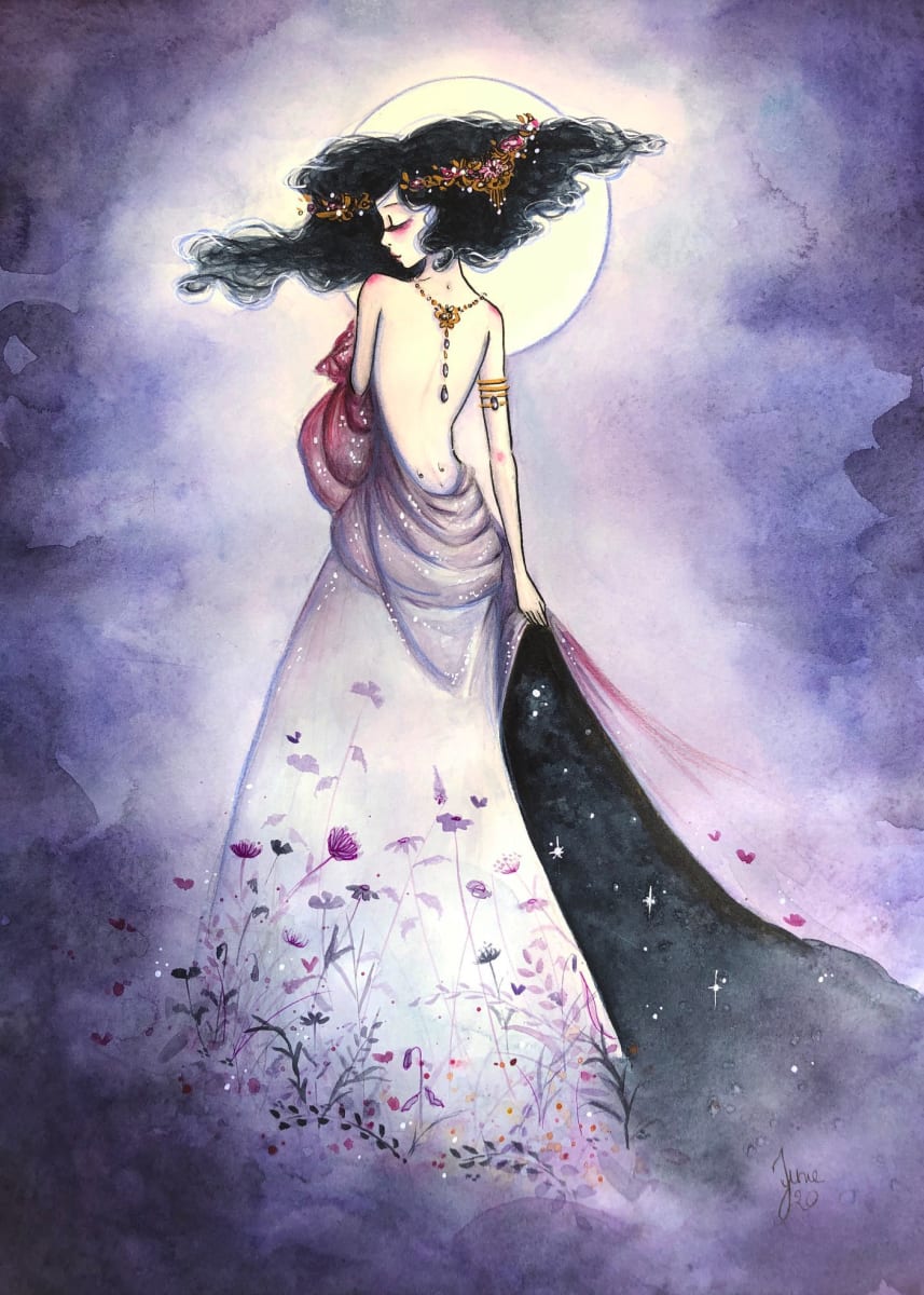 The Moon by June Leeloo 