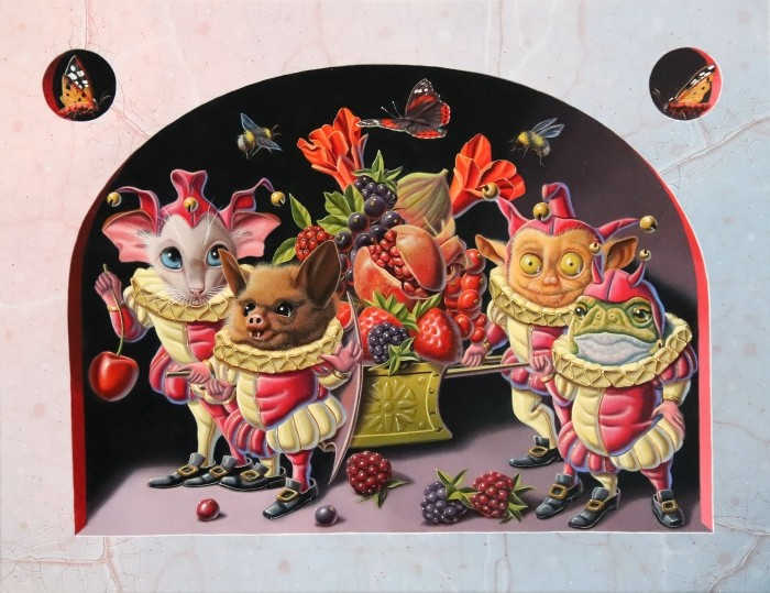 « La tentation de Laura et Lizzie » (« The temptation of Laura and Lizzie ») by Valéry VECU-Quitard, Image 1.