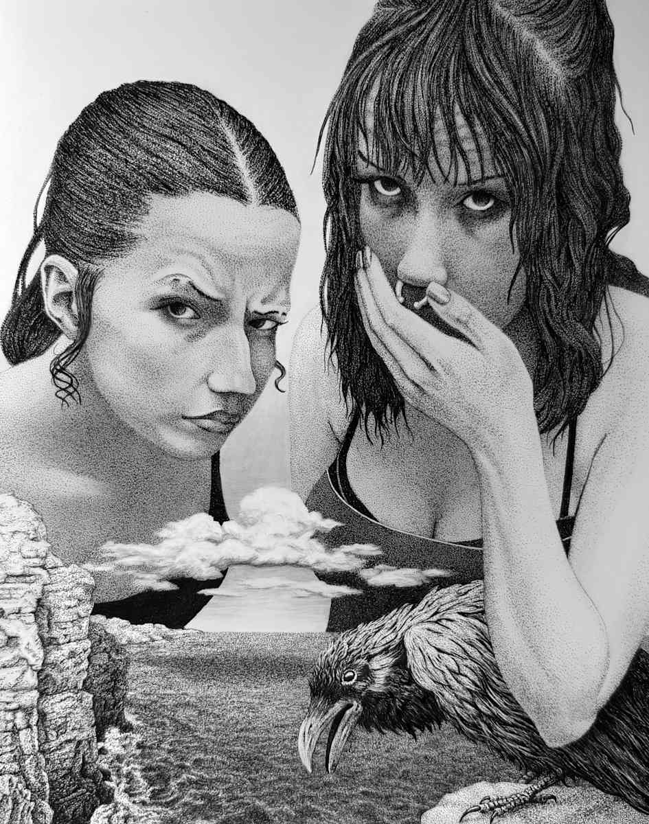 Annabelle Lee & Lenore by Bill Ross, Image 1.