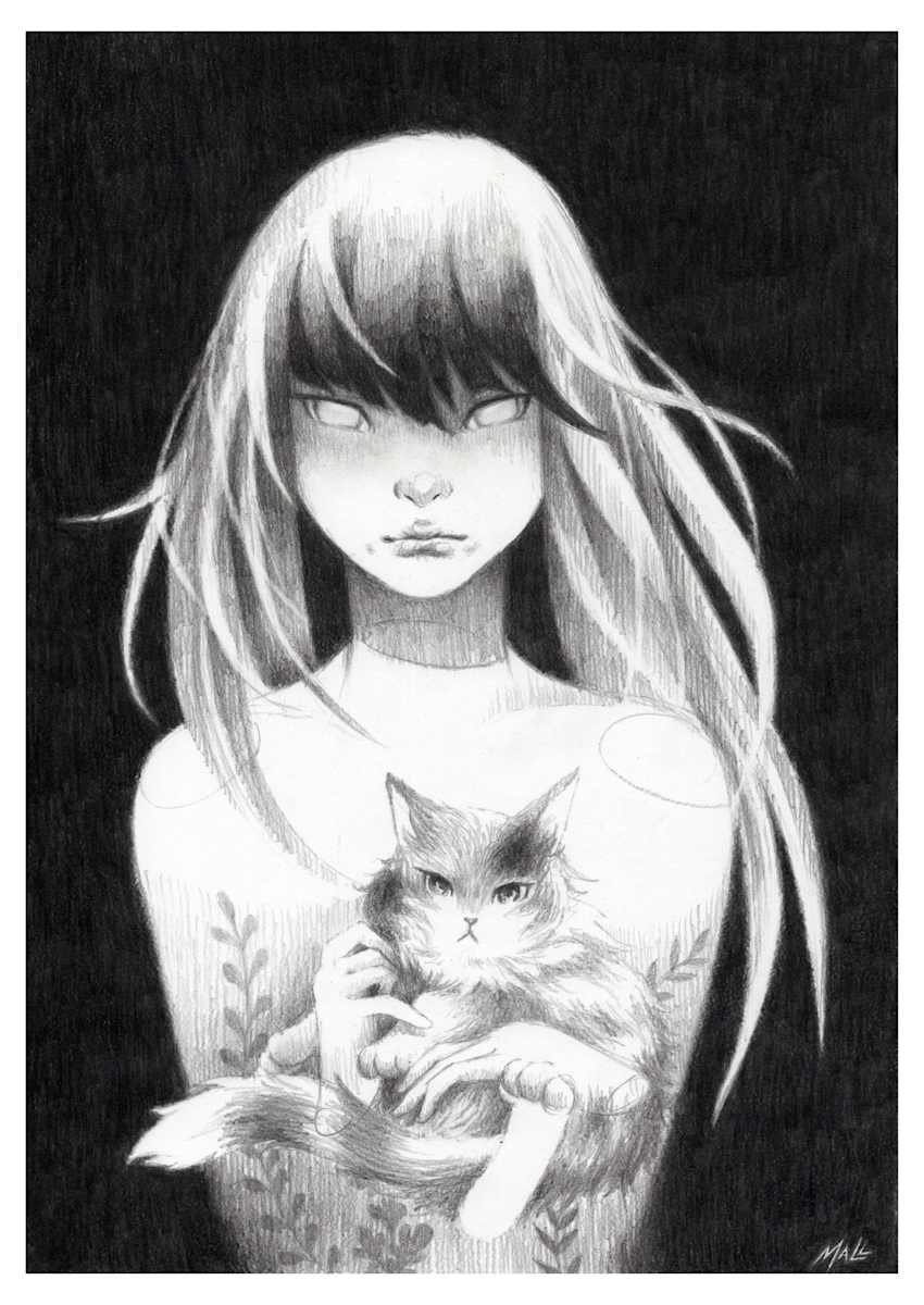 Mori drawing by Mall 
