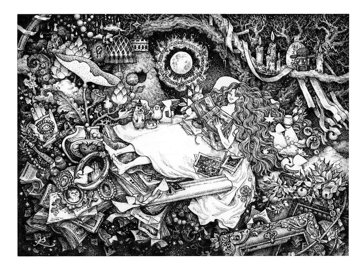신목(Where the Spirits Gather) by Dalo (Darae Kim) 