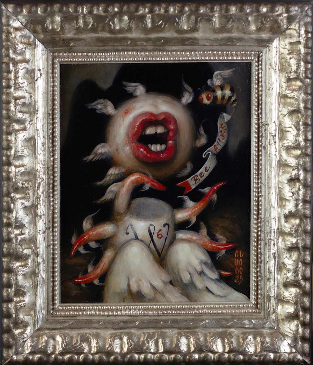 Whisperer 6: bee attack by Jesús Aguado 