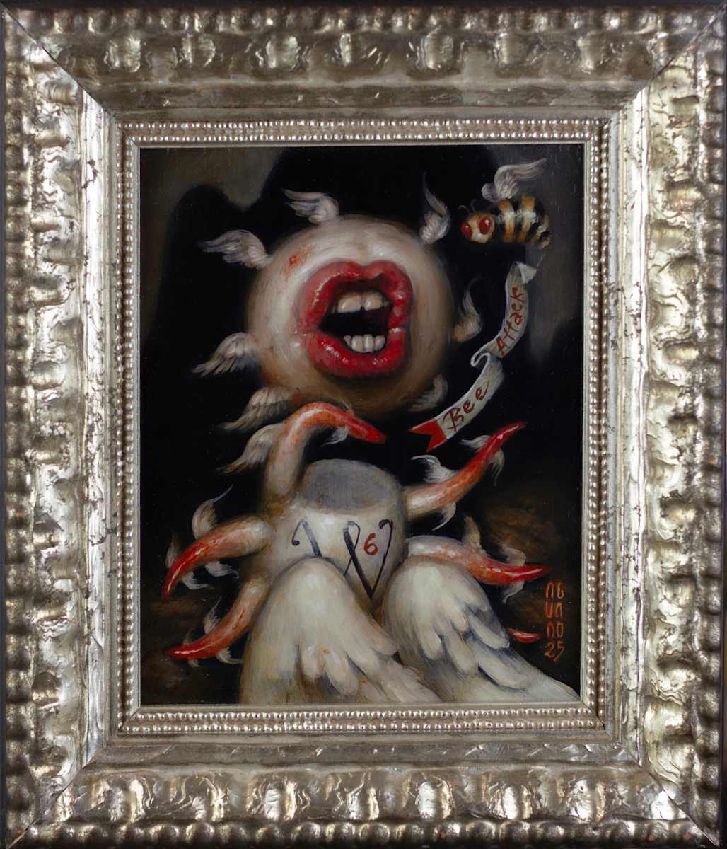 Whisperer 6: bee attack by Jesús Aguado, Image 1.