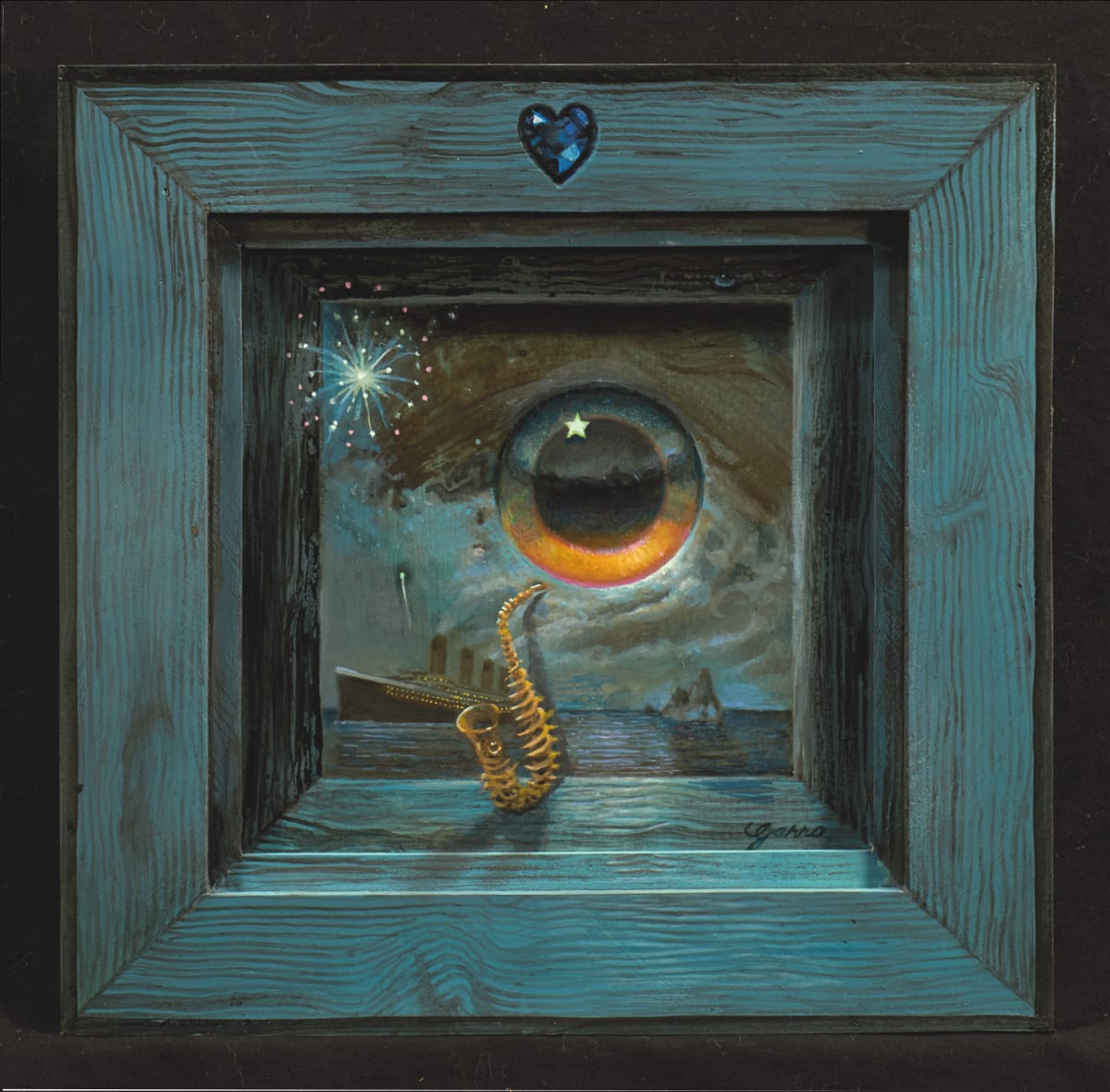 White Starry Night by Mark Garro 