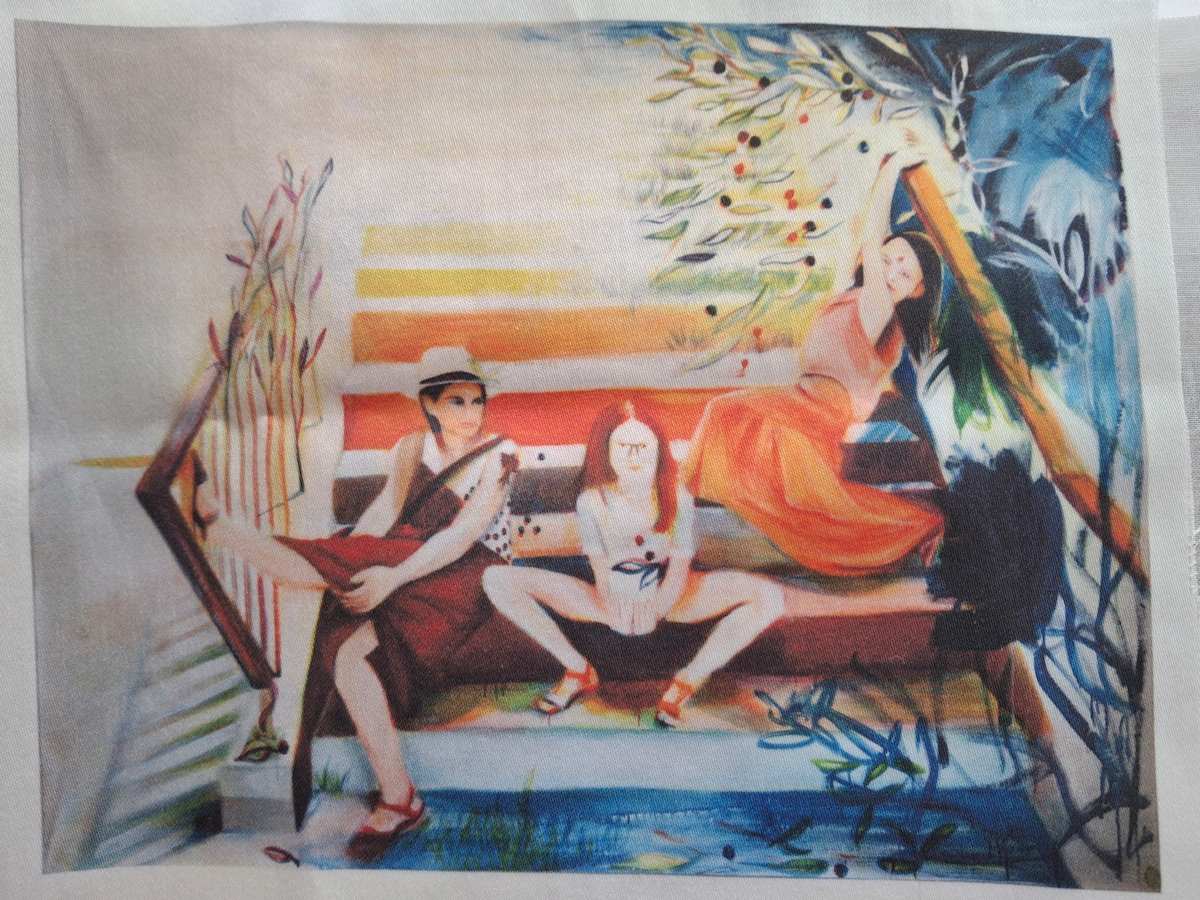 Antique présent- Tissu by Marie Désert 
