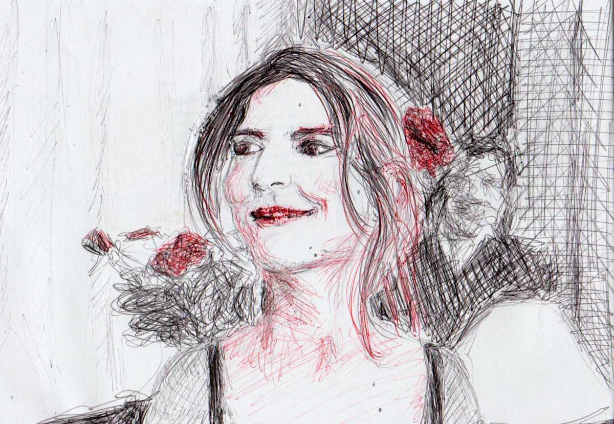 Agnes Jaoui by Marie Désert 