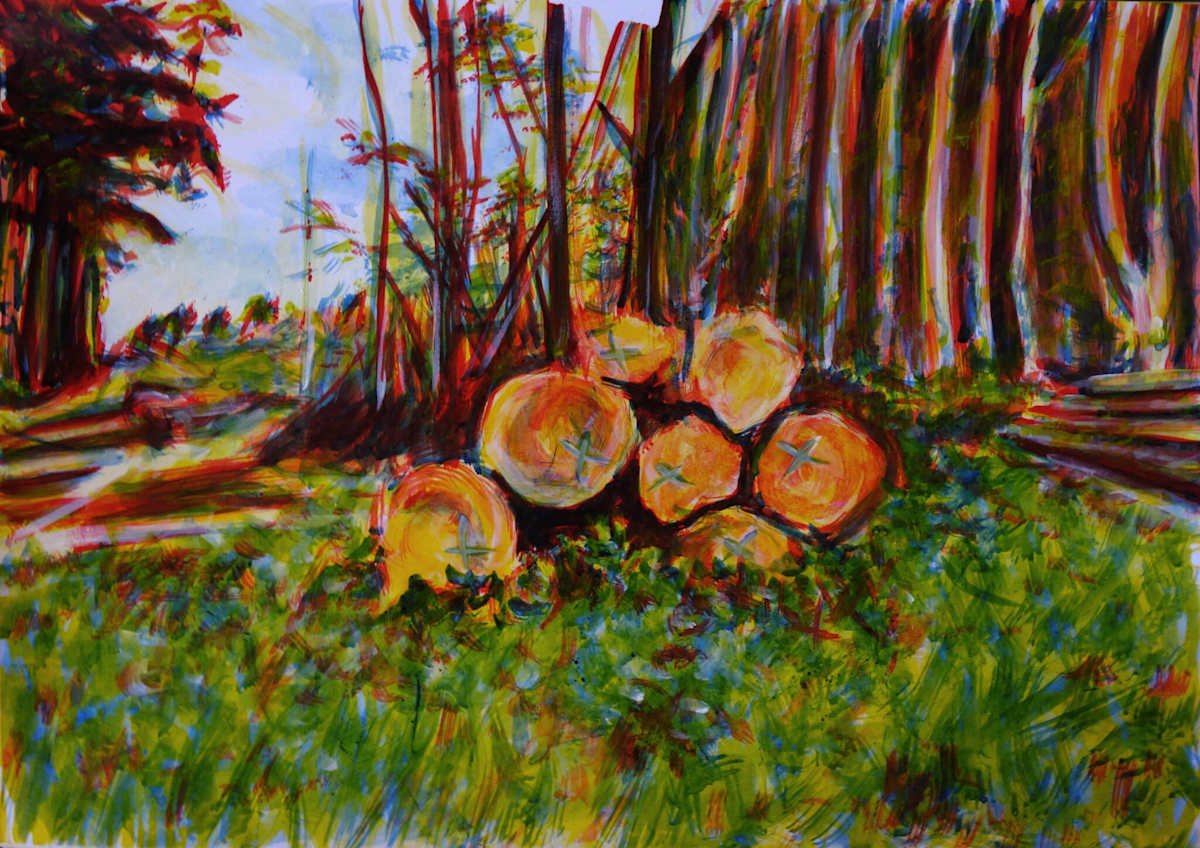 Déforestation by Marie Désert  Image: Copyright Adagp, Paris 2022.