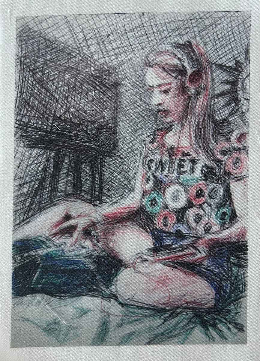 Tissu - The Typewriter by Marie Désert 