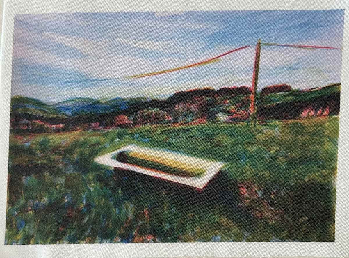 Tissu - Abreuvoir by Marie Désert 