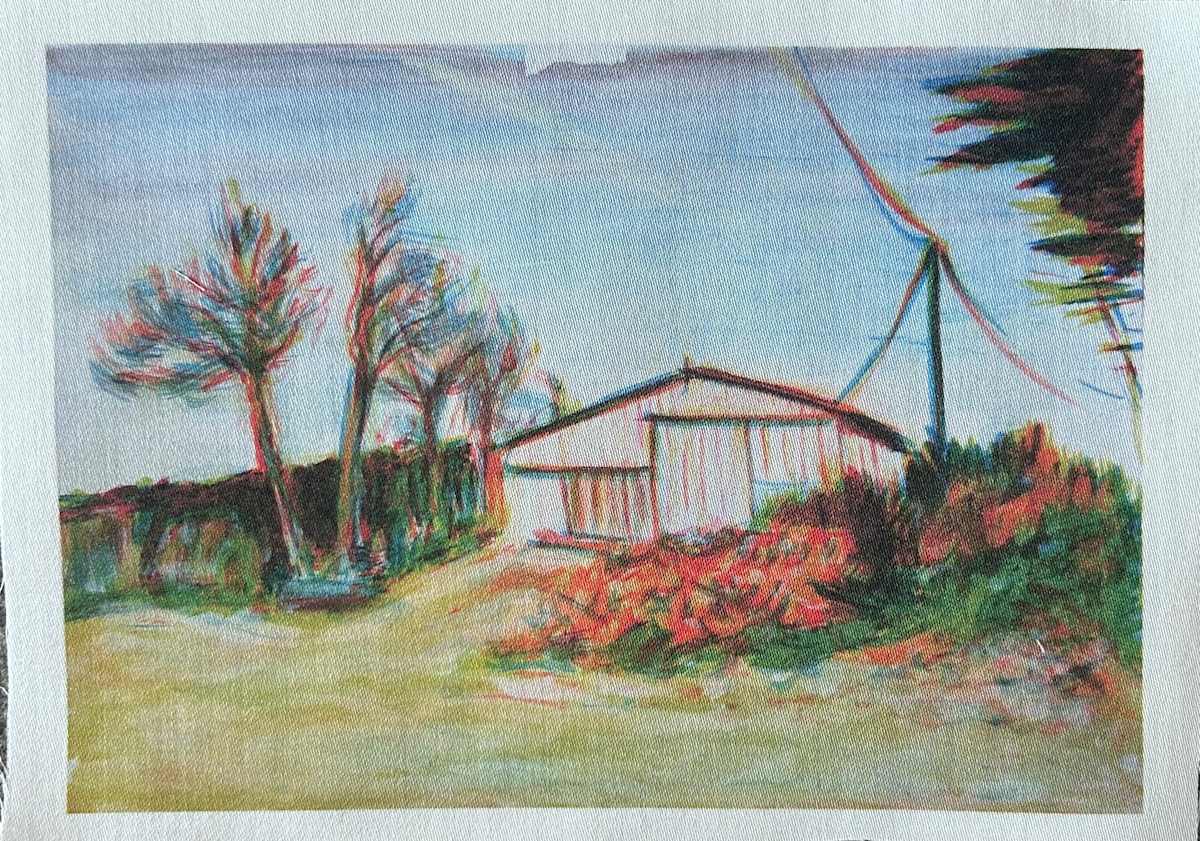 Tissu - Déforestation IV by Marie Désert, Image 1.