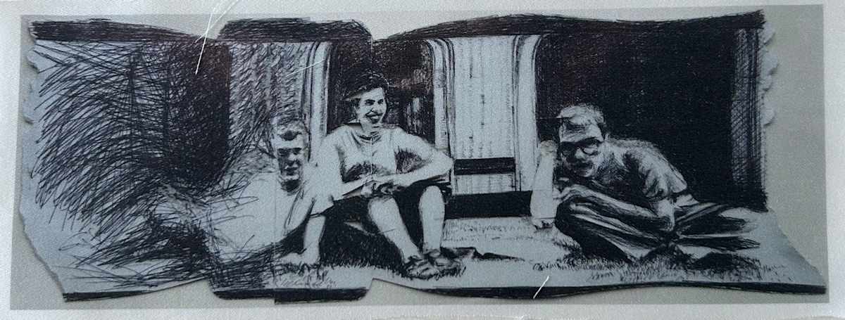 Tissu - Andy et ses amis II by Marie Désert 