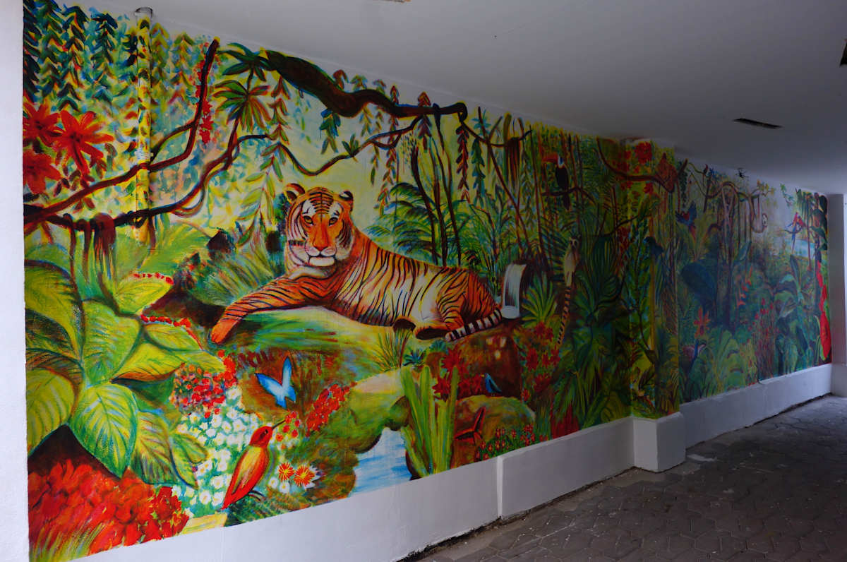Jungle murale by Marie Désert 