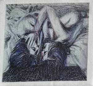 Tissu - Lovers by Marie Désert 